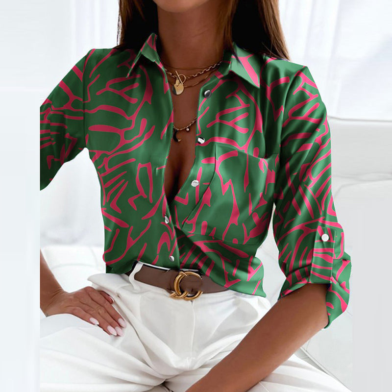 Sienna | Elegant Blouse with Lapel Collar
