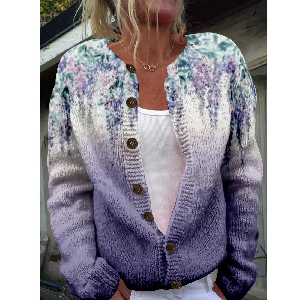 Agaath | Chic cardigan with print