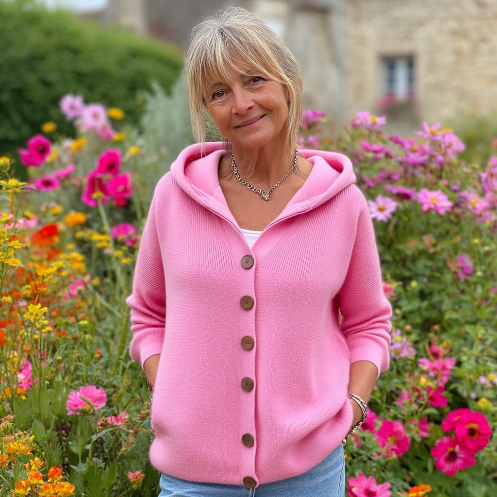 Evelyn | Hooded Gilet with Buttons