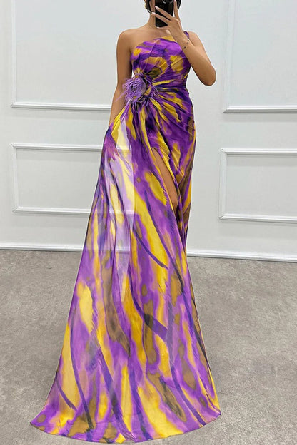 Lorna | Vibrant Draped Gown