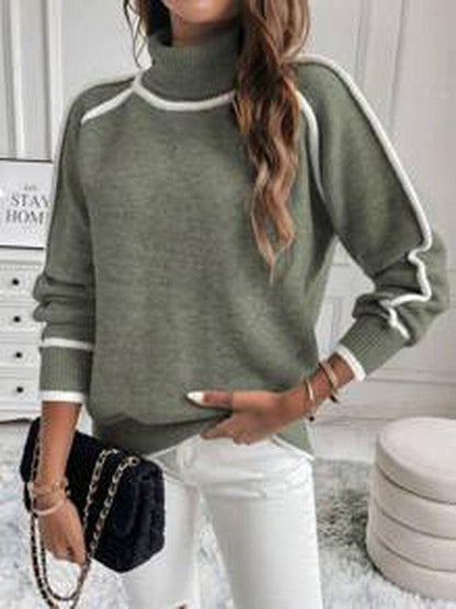 Avalon - Olive Cotton Jumper