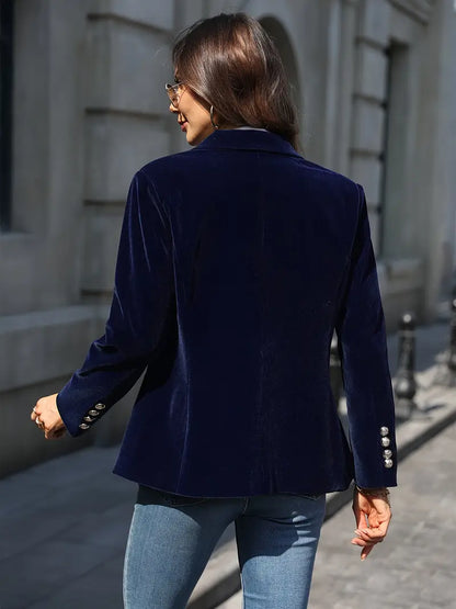 Isla | Elegant Velvet Blazer