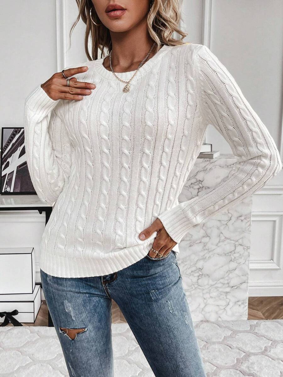 Celina – Ladies' Cable-Knit Jumper