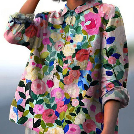Lucille – Vintage Floral Button Shirt