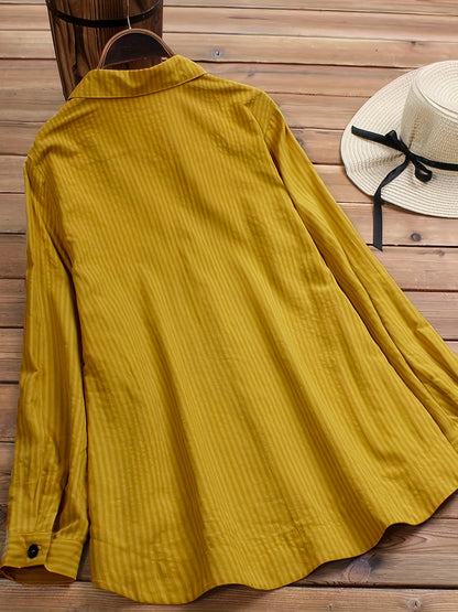 Valerie – Textured Button Detail Blouse