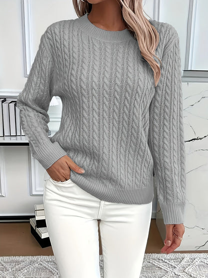 Bernila – Ladies' Cable-Knit Jumper