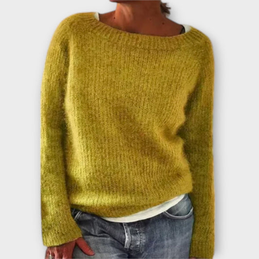 Josu – Solid Color Knit Sweater