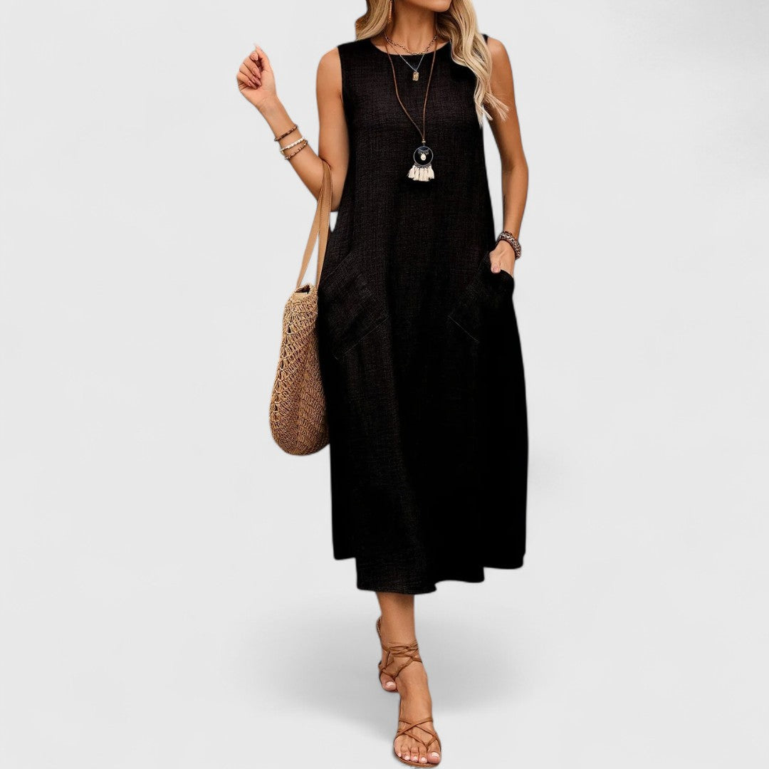 Shirley – Casual Sleeveless Dress