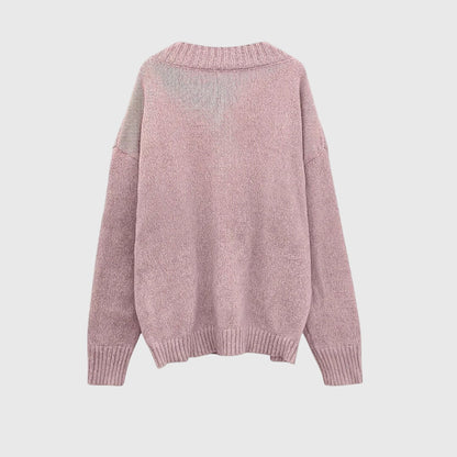 Carole - V-Neck Knitted Sweater