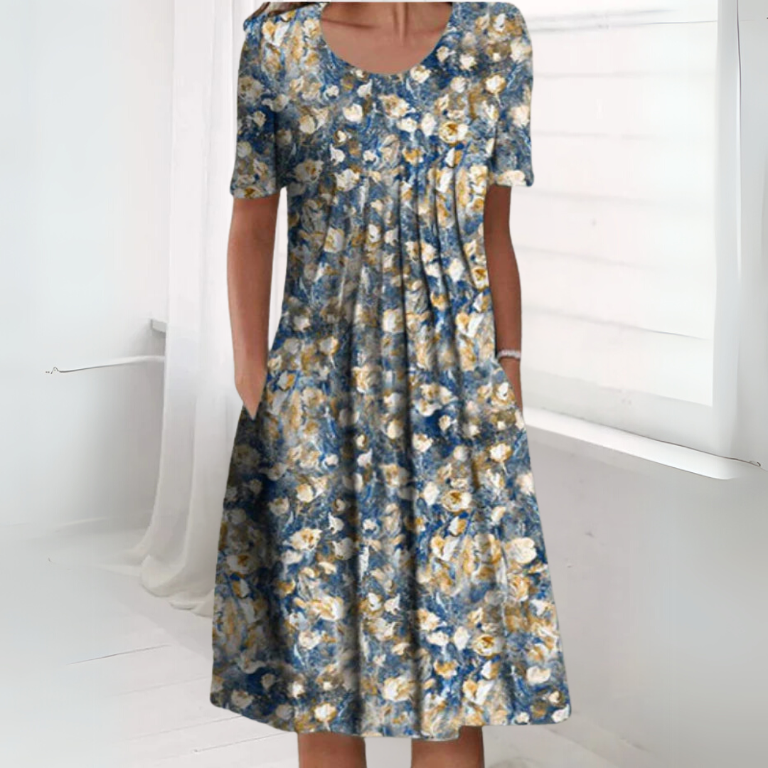 Doreen - Elegant Tummy Covering Dress