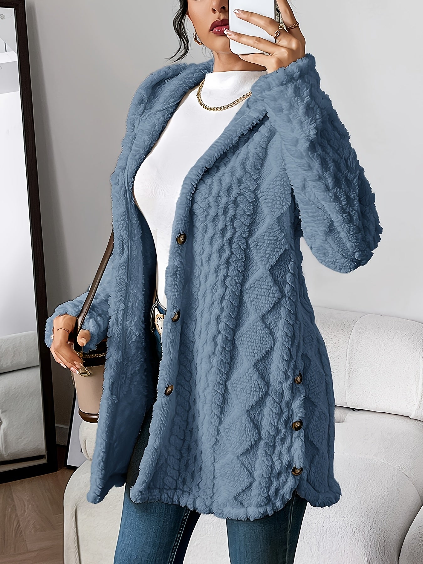 Evelina - Ladies' Button-Up Knit Cardigan