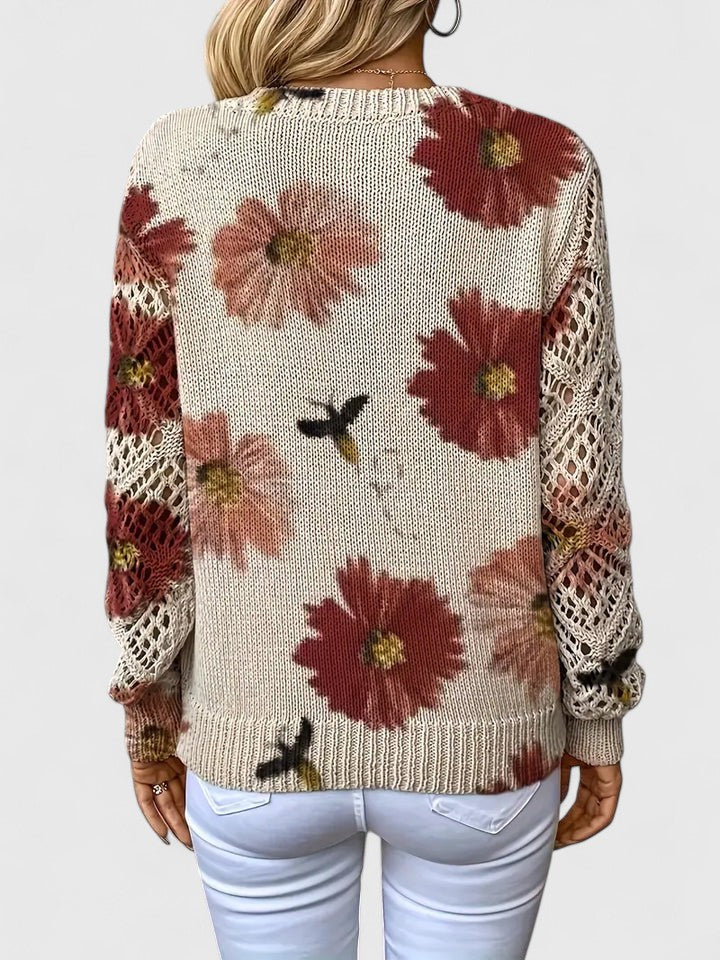 Kaiti | Elegant Floral Sweater