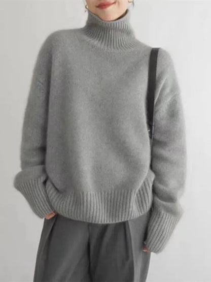 Isabella – High Neck Cashmere Jumper