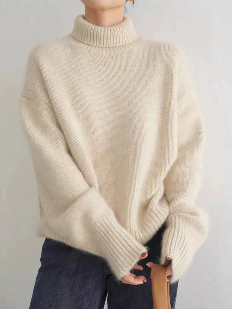 Isabella – High Neck Cashmere Jumper