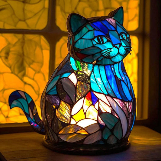 Nala Blue Cat Glow Lamp
