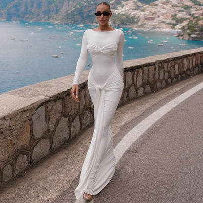 Fidelma | Frostline Curve Gown