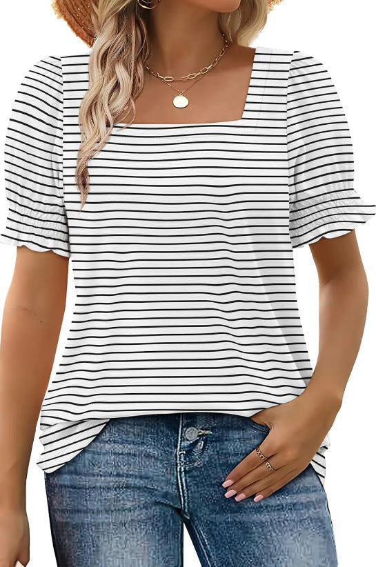 Striped White / UK 18 (2XL)