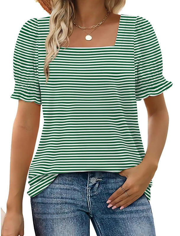 Striped Green / UK 18 (2XL)