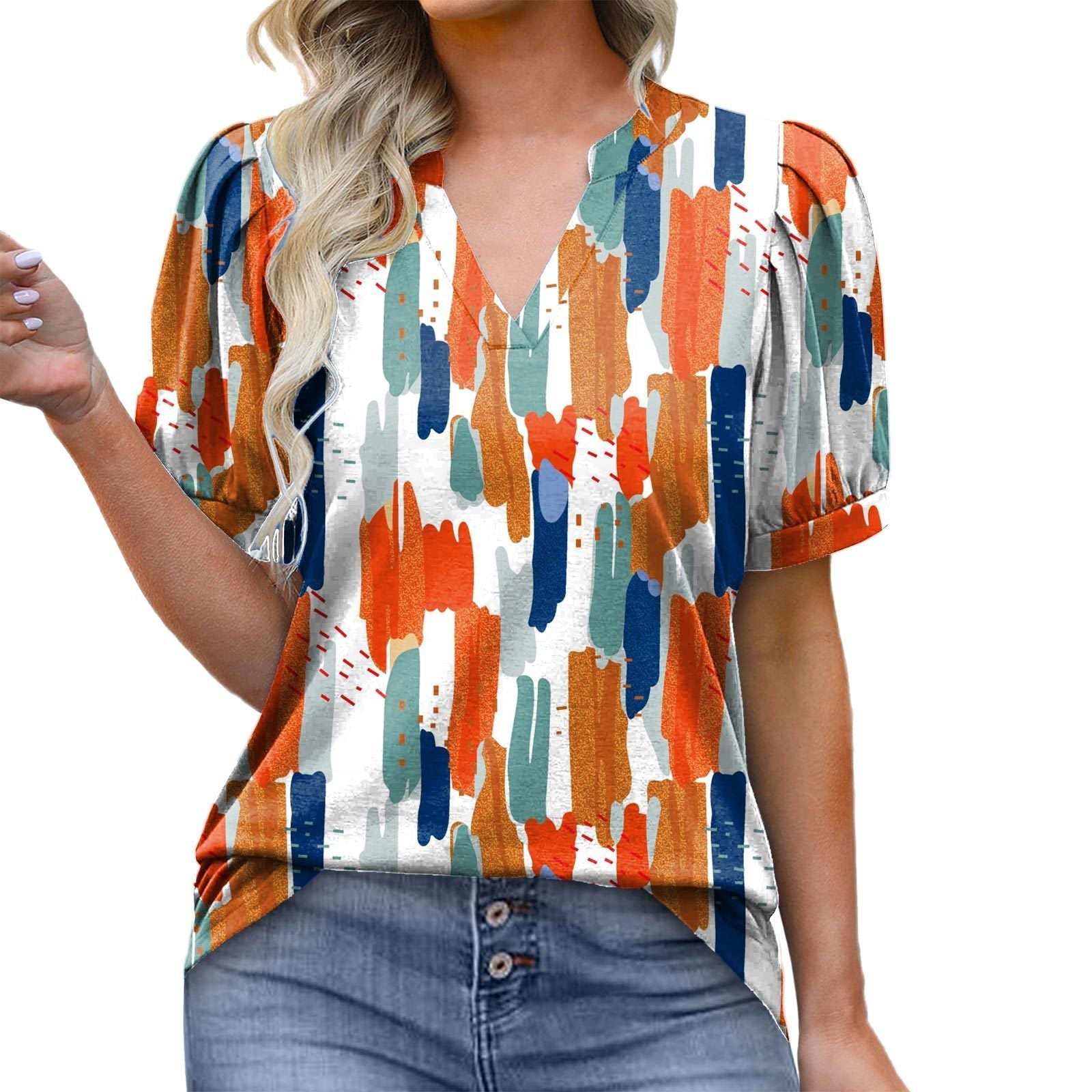 Orange/Brown / UK 18 (2XL)