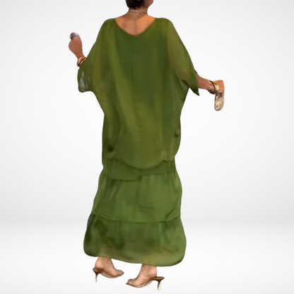 Anne - Artistic Loose Maxi Dress