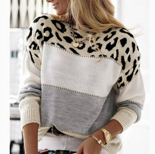 Kay - Casual Leopard Sweater