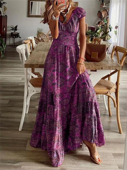 Kirsten - V-Neck Long Dress