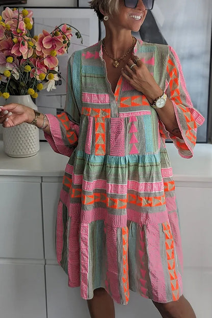 Ayla – Bohemian Tiered Tunic Dress