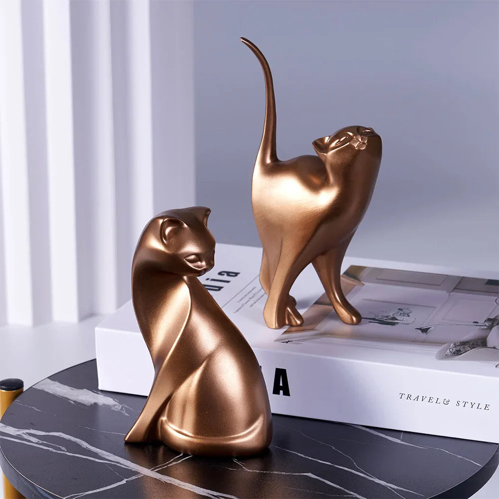 Elegant Cat Statue