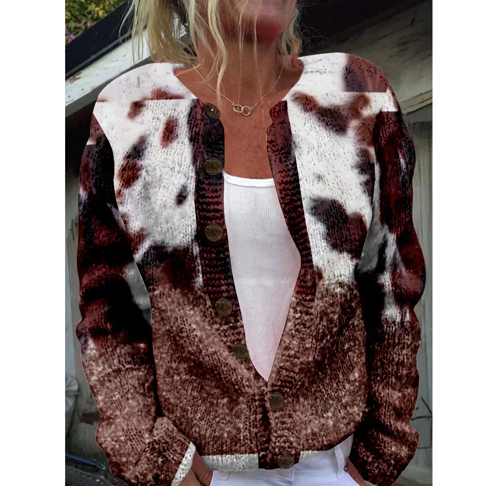 Corinne | Chic cardigan with print
