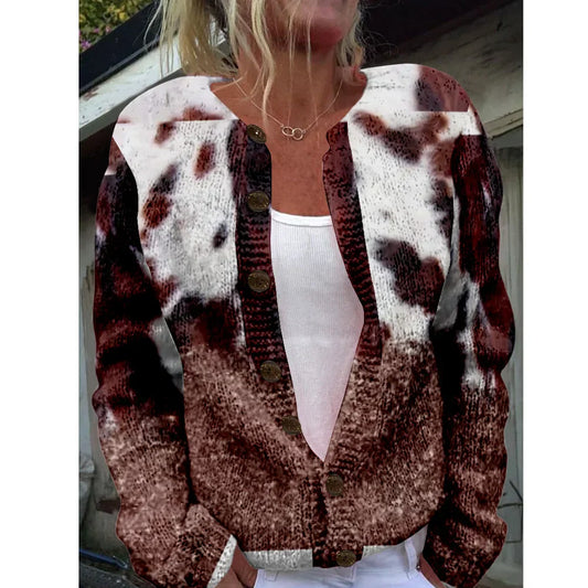 Corinne | Chic cardigan with print