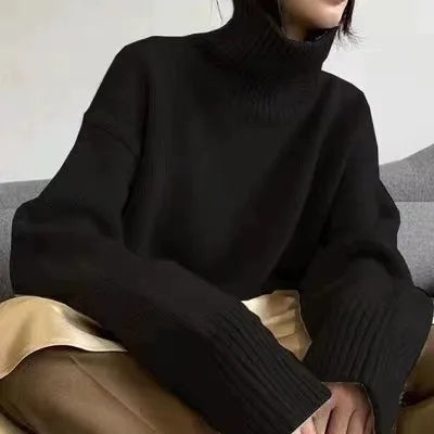Zoey - Oversized Turtleneck Jumper