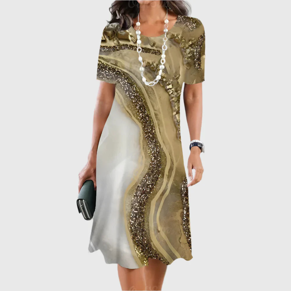 Limande - Elegant Tummy Covering Dress