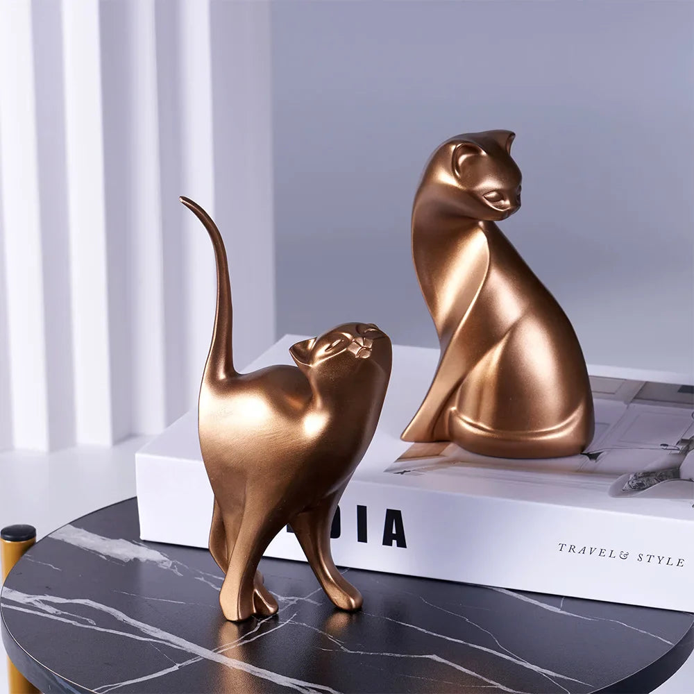 Elegant Cat Statue
