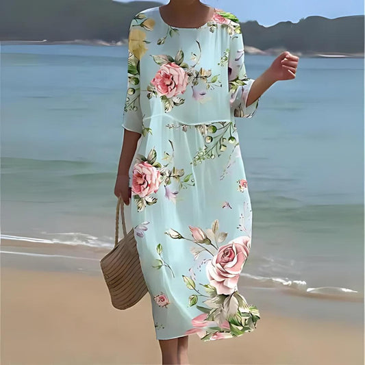 Simone - Elegant Floral Dress