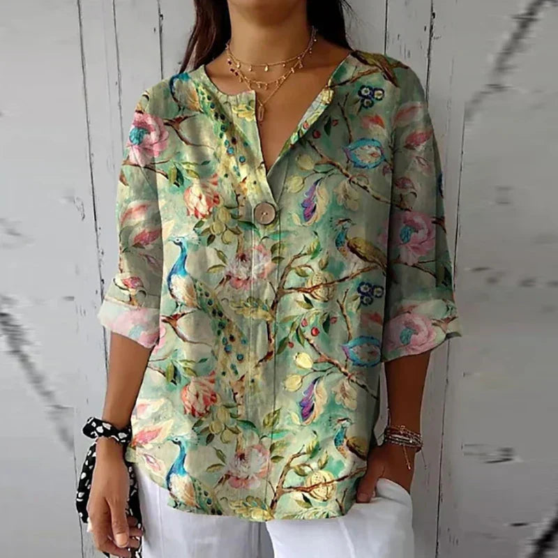 Luna - Floral Charm Blouse