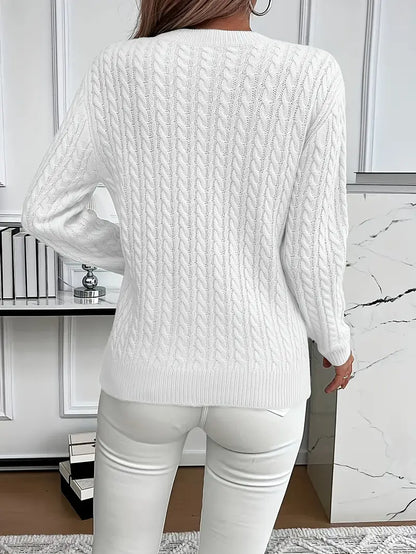 Bernila – Ladies' Cable-Knit Jumper