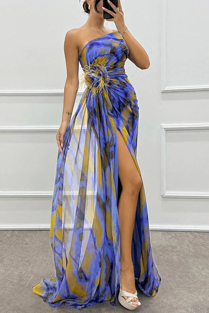 Lorna | Vibrant Draped Gown