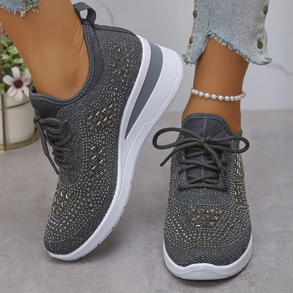 Romee | Orthopedic Sneakers with Sparkling Rhinestones