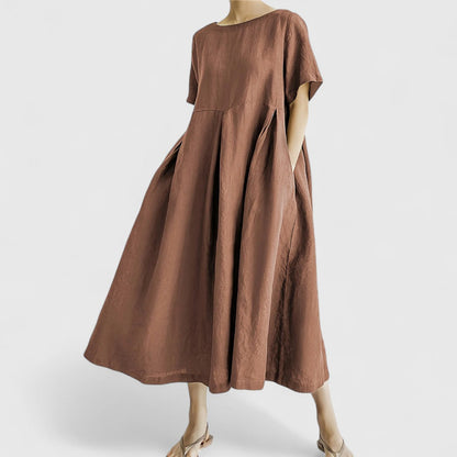 Ellie - Elegant Tummy Covering Maxi Dress