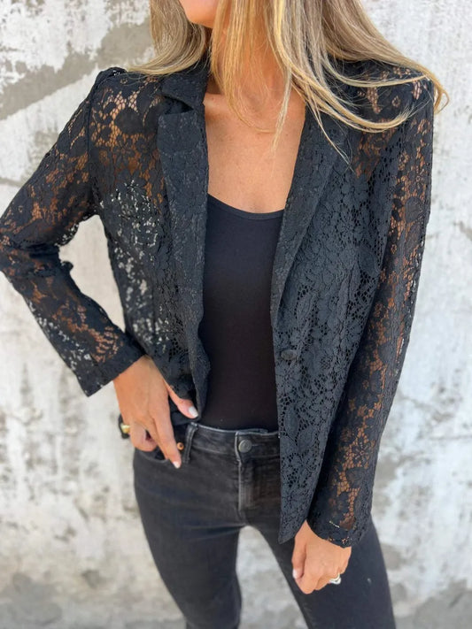Ivy | Elegant Lace Blazer