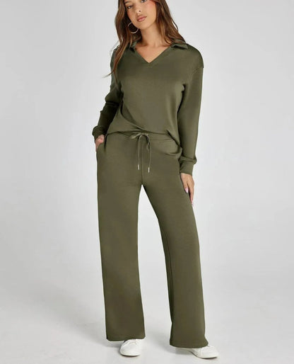 Dora | Casual Long Sleeve Two-piece Set