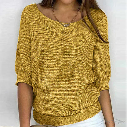 Charlotte - Relaxed Knit Top