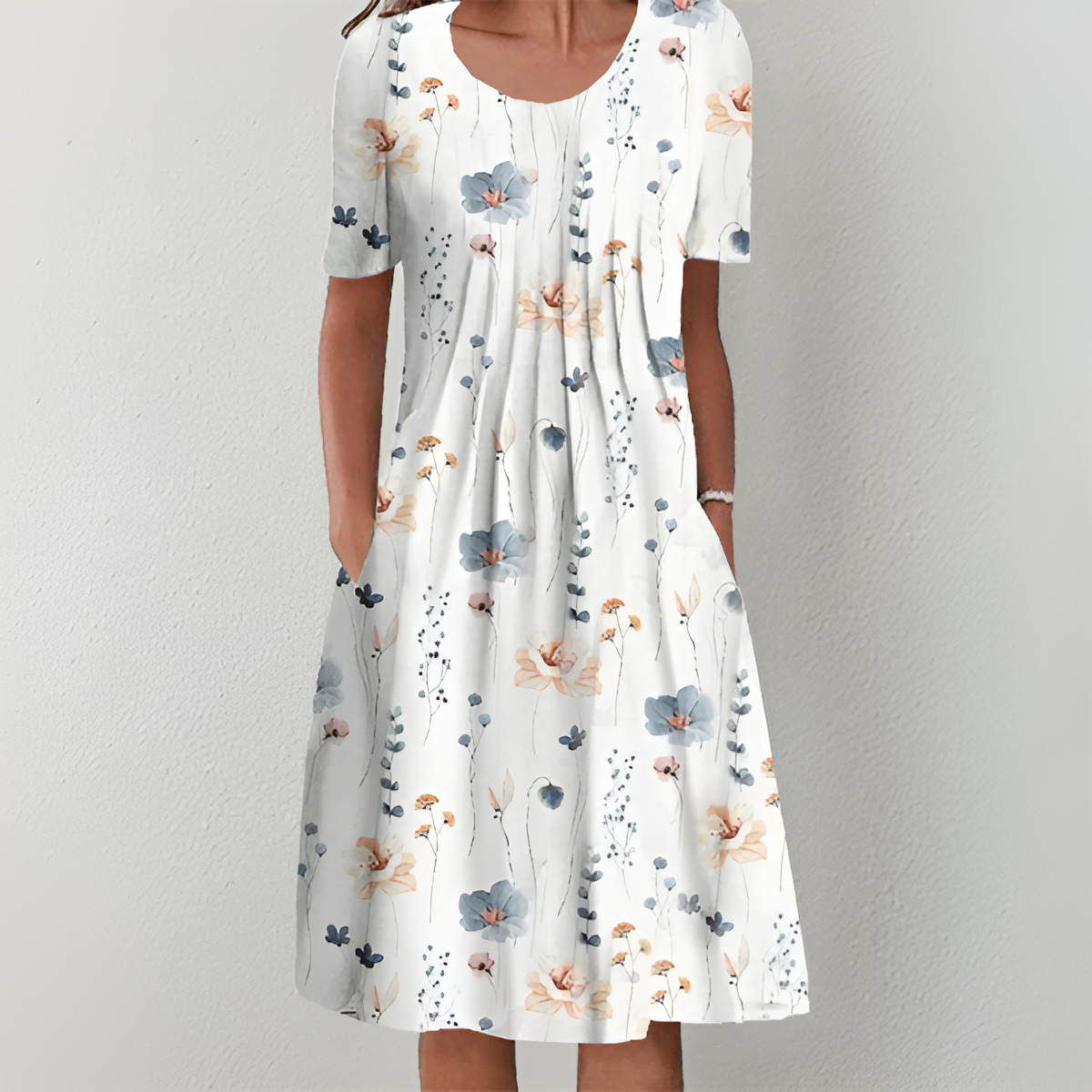 Adeen – Floral Midi Dress